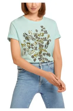 Marc Cain T-Shirts Shirt Blue -Marc Cain Geschäft 001ab9daf44d1f09f722569f93106232