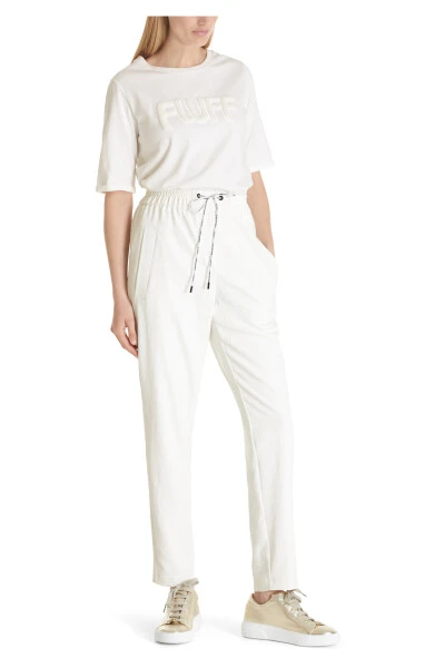 Marc Cain Jogginghosen Lässige Hose White 6 Marc Cain Jogginghosen Lässige Hose White – Bild 4