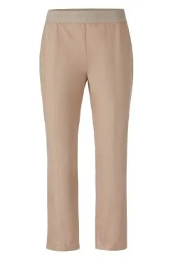 Marc Cain Chinos Hose Mit Gummibund Beige