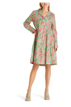 Marc Cain Freizeitkleider Midikleid Mit Revers Green -Marc Cain Geschäft 0835ade9f26ea4cbf5d05042c85e2bc5