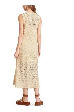 Marc Cain Kleider Knitted Dresses Beige -Marc Cain Geschäft 09dd79f3bbb6f6b966c9ff727f2257d4