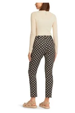 Marc Cain Hosen Schmal Geschnittene Hose Black