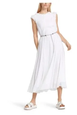 Marc Cain Freizeitkleider Festliches Kleid White -Marc Cain Geschäft 0d0290a6efe1bae7ad6dff9807bd0f6d