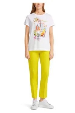 Marc Cain T-Shirts Bedrucktes T-Shirt White -Marc Cain Geschäft 0df26e84077060e084cf0b8e1d5efc13