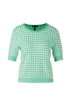 Marc Cain Strickpullover Strickwaren Mit Rundhalsausschnitt Green