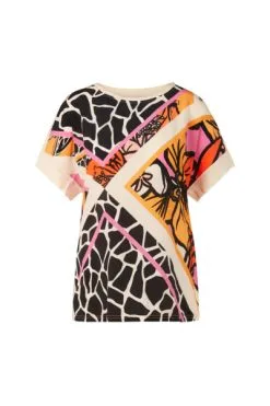 Marc Cain Bedrucktes Blusenshirt Mit Seide Beige -Marc Cain Geschäft 15382766e2e89c3e578350f69688f1f0