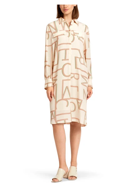 Marc Cain Kleider Shirt Dresses Beige 5 Marc Cain Kleider Shirt Dresses Beige – Bild 3