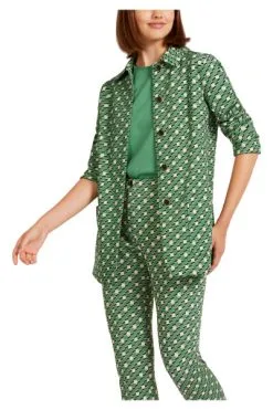Marc Cain Blazer Hemdjacke Mit Metallknöpfen Green 10 Marc Cain Blazer Hemdjacke Mit Metallknöpfen Green -Marc Cain Geschäft 20010a9c43cbca4d8d2727c5c3a0dece
