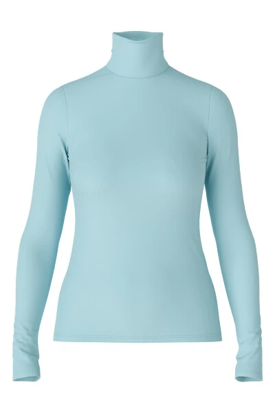 Marc Cain Rollkragenpullover T-Shirts Blue 7 Marc Cain Rollkragenpullover T-Shirts Blue – Bild 5