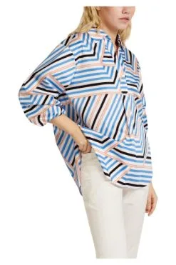 Marc Cain Blusen Bluse Blue