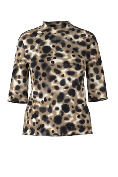Marc Cain Blusen T-Shirts Brown 4 Marc Cain Blusen T-Shirts Brown – Bild 2