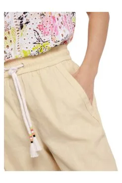 Marc Cain Jogginghosen Legere Sommerhose Im Leinenmix Beige -Marc Cain Geschäft 25a785a3fc476d8025487cac6240e27b