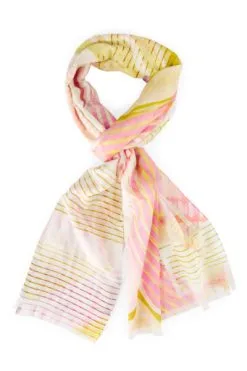 Marc Cain Schals Edler Schal Mit Seidenanteil Pink