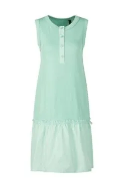 Marc Cain Freizeitkleider Kleid Mit Volant Blue