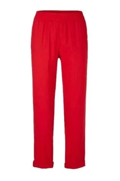 Marc Cain Hosen Slim-fit Trousers Red
