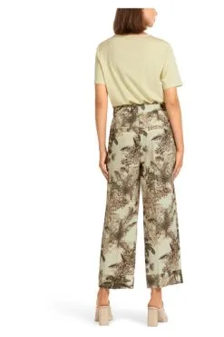 Marc Cain Hosen Hose Mit Floralem Druck Green -Marc Cain Geschäft 302e04a5e744f4e7ef2785631ba9c92b