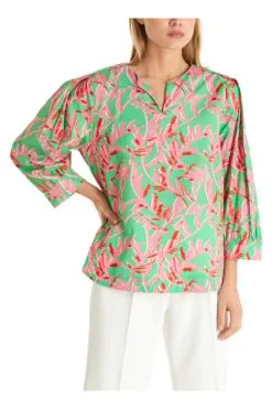 Marc Cain Blusen Sommerliche Bluse Green -Marc Cain Geschäft 311ec4173b461cf570d0f86a98104bbf