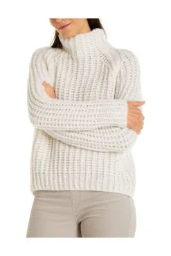 Marc Cain Rollkragenpullover Grobstrickpullover In Deutschland Gestrickt White