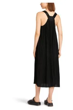 Marc Cain Freizeitkleider Kurzärmeliges Trägerkleid Black -Marc Cain Geschäft 3469d239a74607a2ceb7fc907668ce82