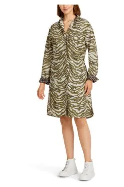 Marc Cain Freizeitkleider Hemdblusenkleid Multicolor