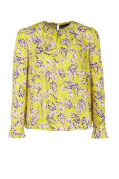 Marc Cain Blusen Blouses Yellow