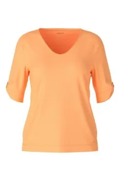 Marc Cain Geschäft 5 Marc Cain T-Shirts T-Shirt Orange