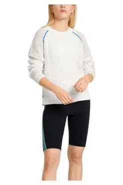 Marc Cain Strickpullover Netz-Pullover White -Marc Cain Geschäft 400a0416accaefe8c756fd2987a8acc7