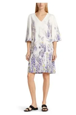 Marc Cain Kleider Leinenkleid In A-Linie White -Marc Cain Geschäft 4666a02b03607d3d3e9d2cc3ad5d6136