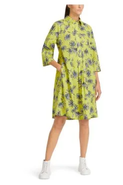 Marc Cain Kleider Hemdblusenkleid Green -Marc Cain Geschäft 47586bf7304fc24aa850c1634ec32d8d