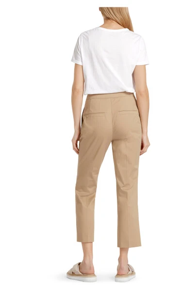 Marc Cain Hosen Hose Im Chino-Stil Beige 6 Marc Cain Hosen Hose Im Chino-Stil Beige – Bild 4