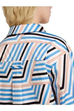 Marc Cain Blusen Bluse Blue -Marc Cain Geschäft 4826fece32423b2386f334f1eaa8031b