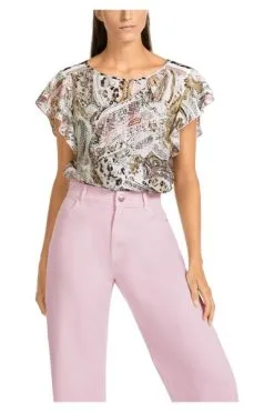 Marc Cain T-Shirts Blusenshirt Mit Mustermix Beige 12 Marc Cain T-Shirts Blusenshirt Mit Mustermix Beige -Marc Cain Geschäft 522a033e8d5219e19ca96b4e4d1a0934