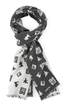 Marc Cain Schals Schal In Crash-Optik Gray -Marc Cain Geschäft 5406608ce3db8beac63c625de7432f9c