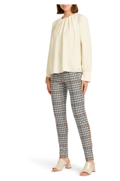 Marc Cain Blusenshirt Mit Falten Orange 8 Marc Cain Blusenshirt Mit Falten Orange – Bild 6