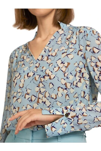 Marc Cain Blusen Blouses Blue 5 Marc Cain Blusen Blouses Blue – Bild 3