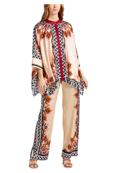 Marc Cain Blusen Bluse Im Poncho-Style Red 7 Marc Cain Blusen Bluse Im Poncho-Style Red – Bild 5