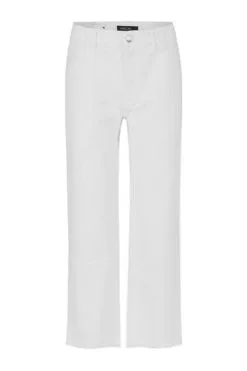 Marc Cain Hosen Straight Jeans White
