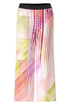 Marc Cain Hosen Bunte Streifenhose Im Lässigen Schnitt Multicolor