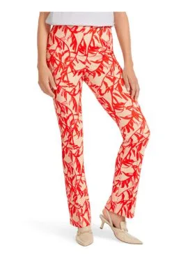 Marc Cain Hosen Straight Trousers Red -Marc Cain Geschäft 684bed11c47a7283a0e03ab636e3dbd8