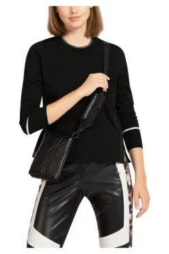 Marc Cain Strickpullover Knitwear Black -Marc Cain Geschäft 68befe17edb1ceb204dea550d672294d