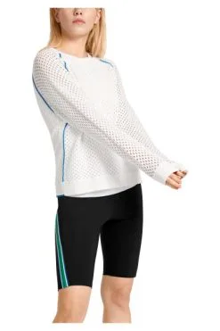 Marc Cain Strickpullover Netz-Pullover White -Marc Cain Geschäft 69440e81d0e0376ef0265b8837415ec9