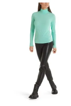 Marc Cain Rollkragenpullover Rollkragenshirt Aus Feinjersey Blue -Marc Cain Geschäft 6b4cde604448615405364345439fa96f