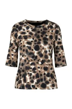 Marc Cain Blusen Blouses Brown