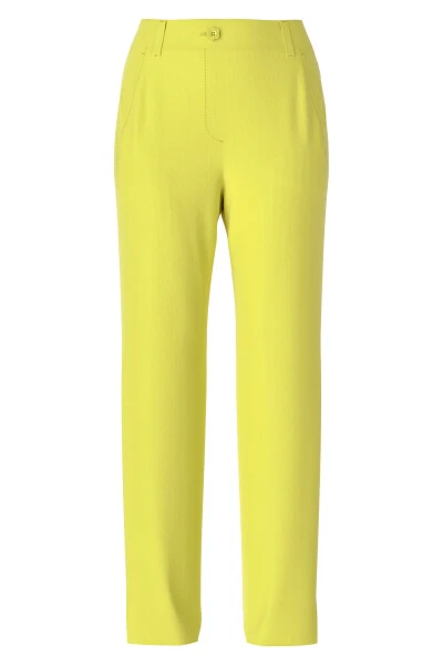 Marc Cain Hosen Elegante Weite Hose Yellow 3 Marc Cain Hosen Elegante Weite Hose Yellow