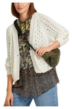 Marc Cain Cardigans Cardigan Knitted In Germany White -Marc Cain Geschäft 7781ca263b18e9ace15c5953506427a9