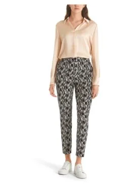 Marc Cain Hosen Hose Aus Scuba-Jersey Black