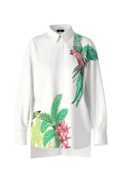 Marc Cain Blusen Blouses White