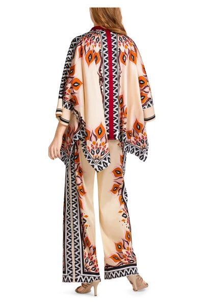 Marc Cain Blusen Bluse Im Poncho-Style Red 4 Marc Cain Blusen Bluse Im Poncho-Style Red – Bild 2