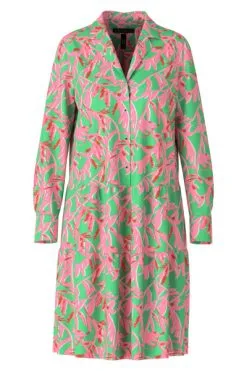 Marc Cain Freizeitkleider Midikleid Mit Revers Green -Marc Cain Geschäft 80f0bfe27161498000ffce556fcd0ed1
