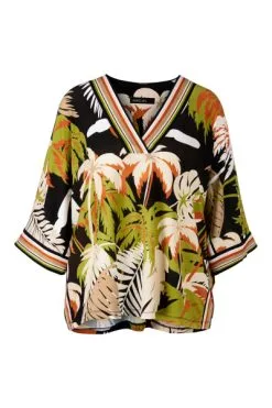 Marc Cain Blusen Blouses Black